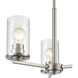 Verlana 3 Light 19 inch Brushed Nickel Chandelier Ceiling Light